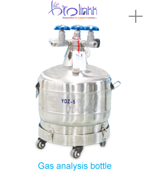 gas analysis bottle