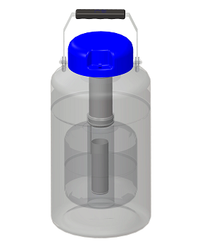 Portable Storage Series Liquid Nitrogen Tank