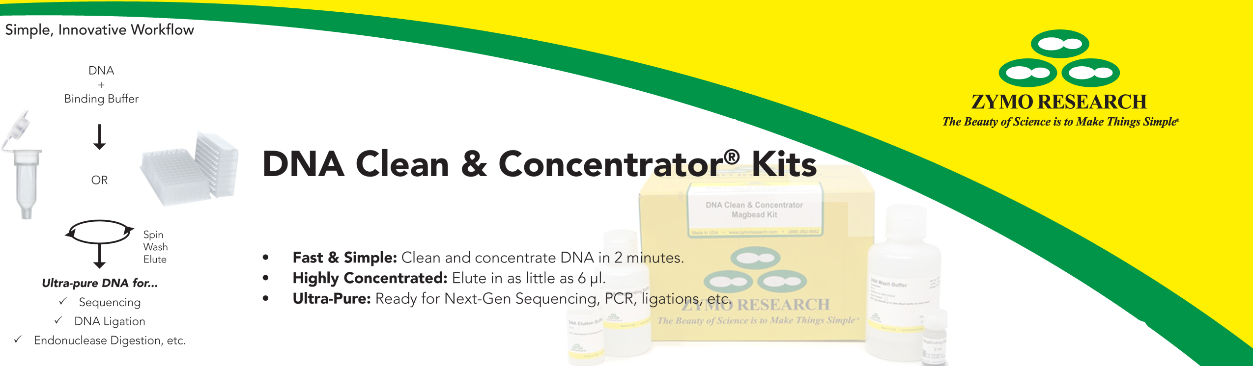 DNA Clean & Concentrator MagBead Kit